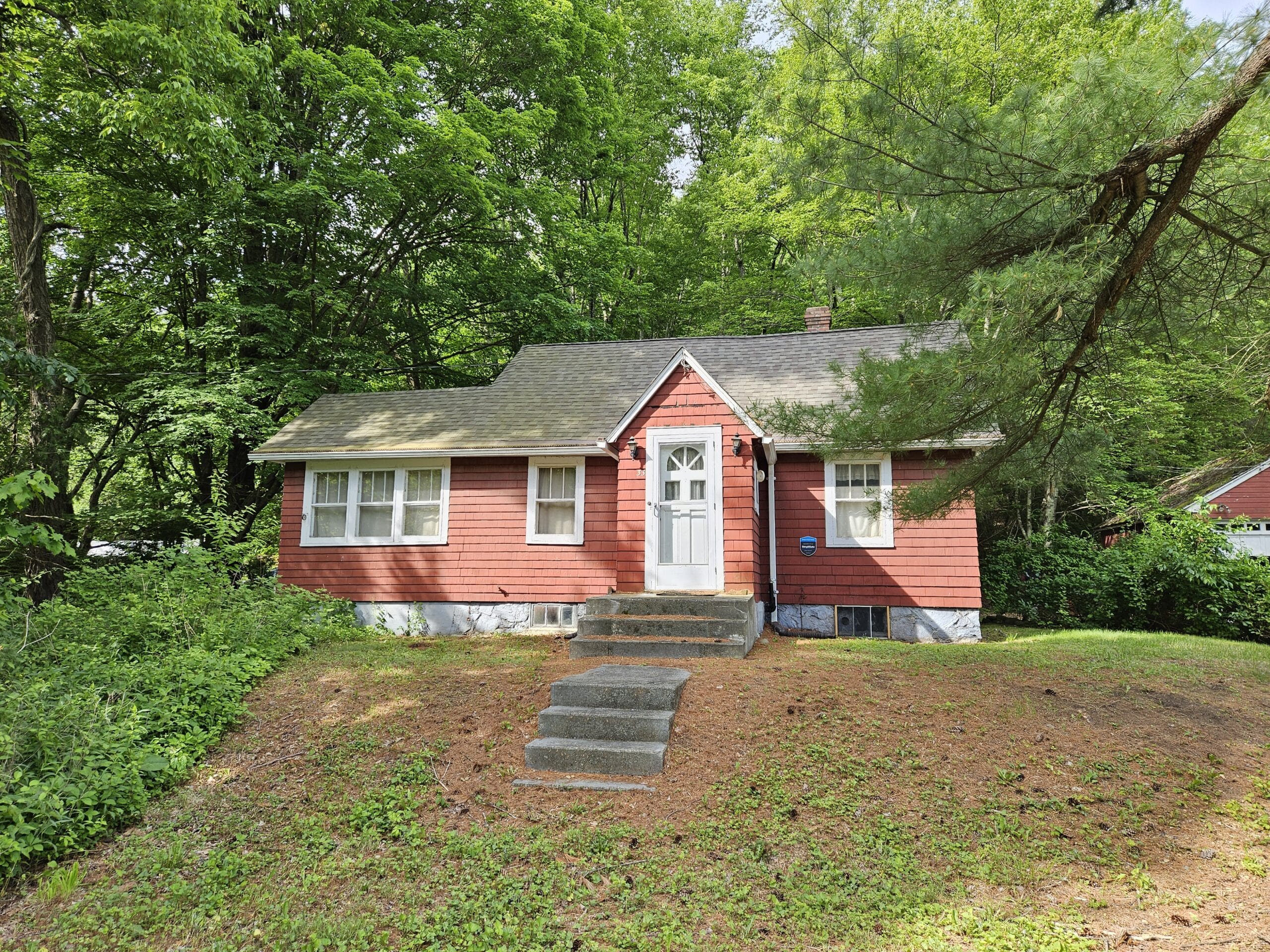 certainteed weathered wood fifty year shingle reinstalled roofing contractors near me Griswold CT JS and R Roofing