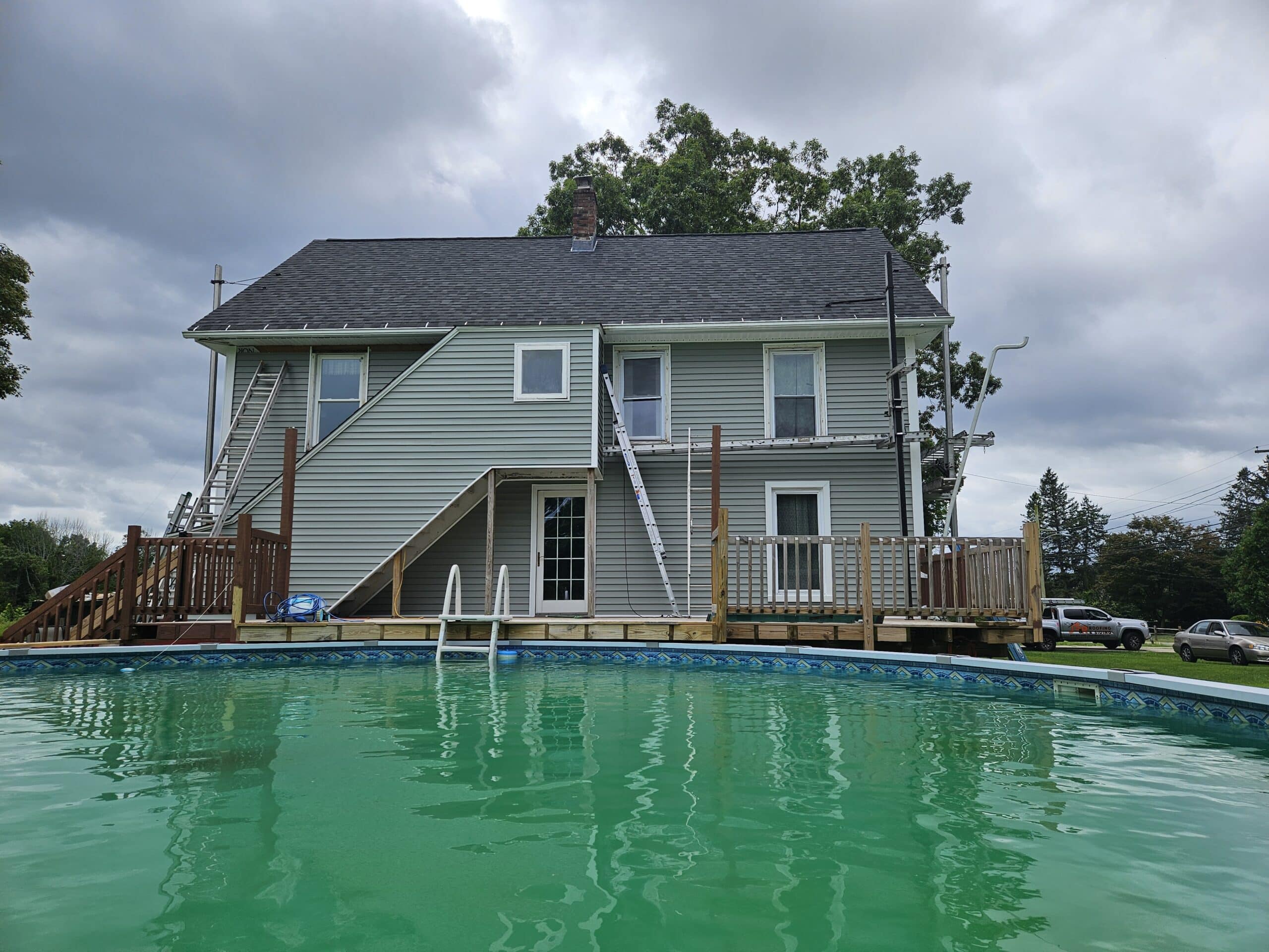 After Installed CertainTeed Cypress Vinyl Siding, Ledyard CT, JS and R Roofing, Vinyl siding installation near me (1)