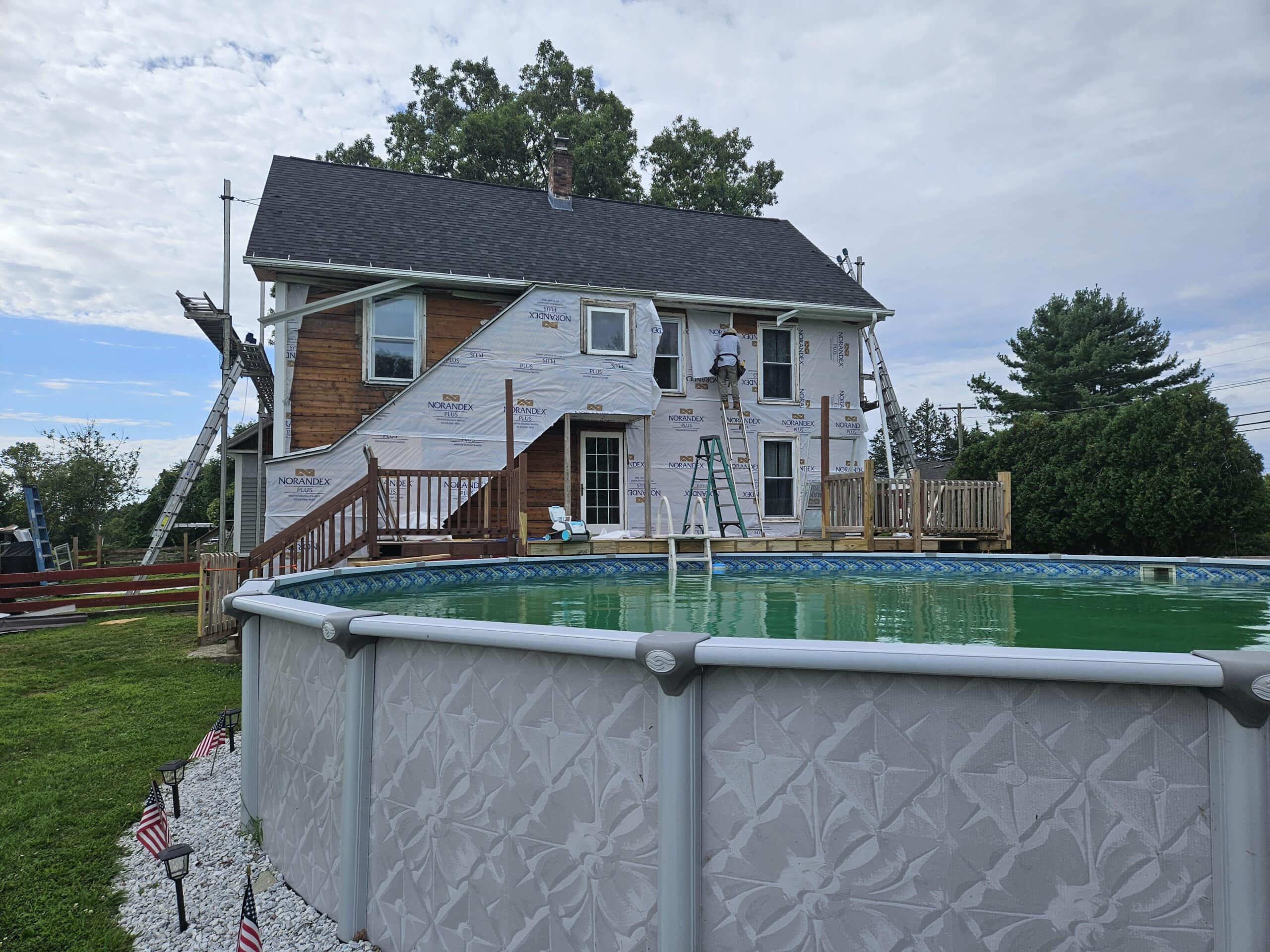 After Installed CertainTeed Cypress Vinyl Siding, Ledyard CT, JS and R Roofing, Vinyl siding installation near me (3)