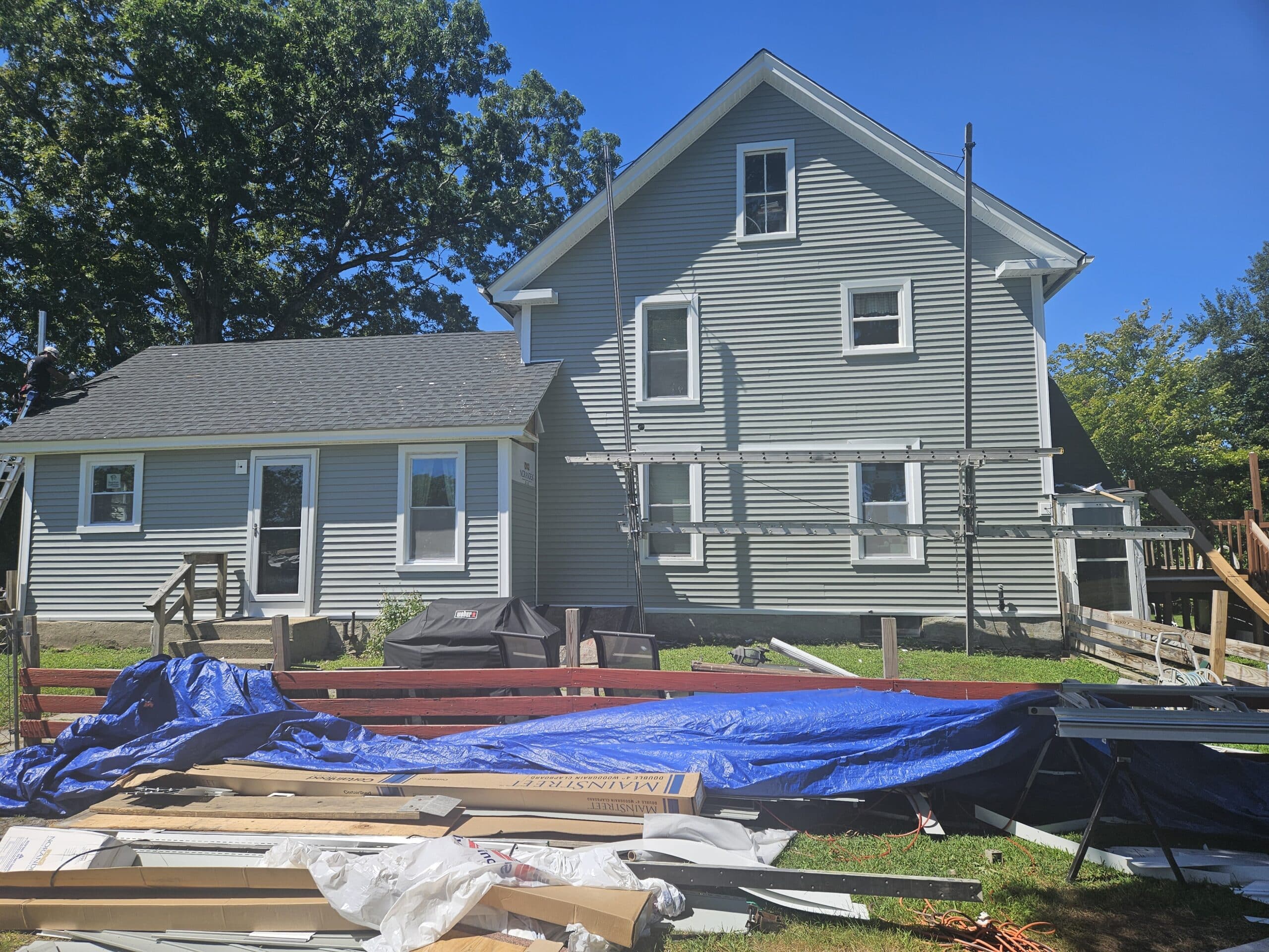 After Installed CertainTeed Cypress Vinyl Siding, Ledyard CT, JS and R Roofing, Vinyl siding installation near me (5)