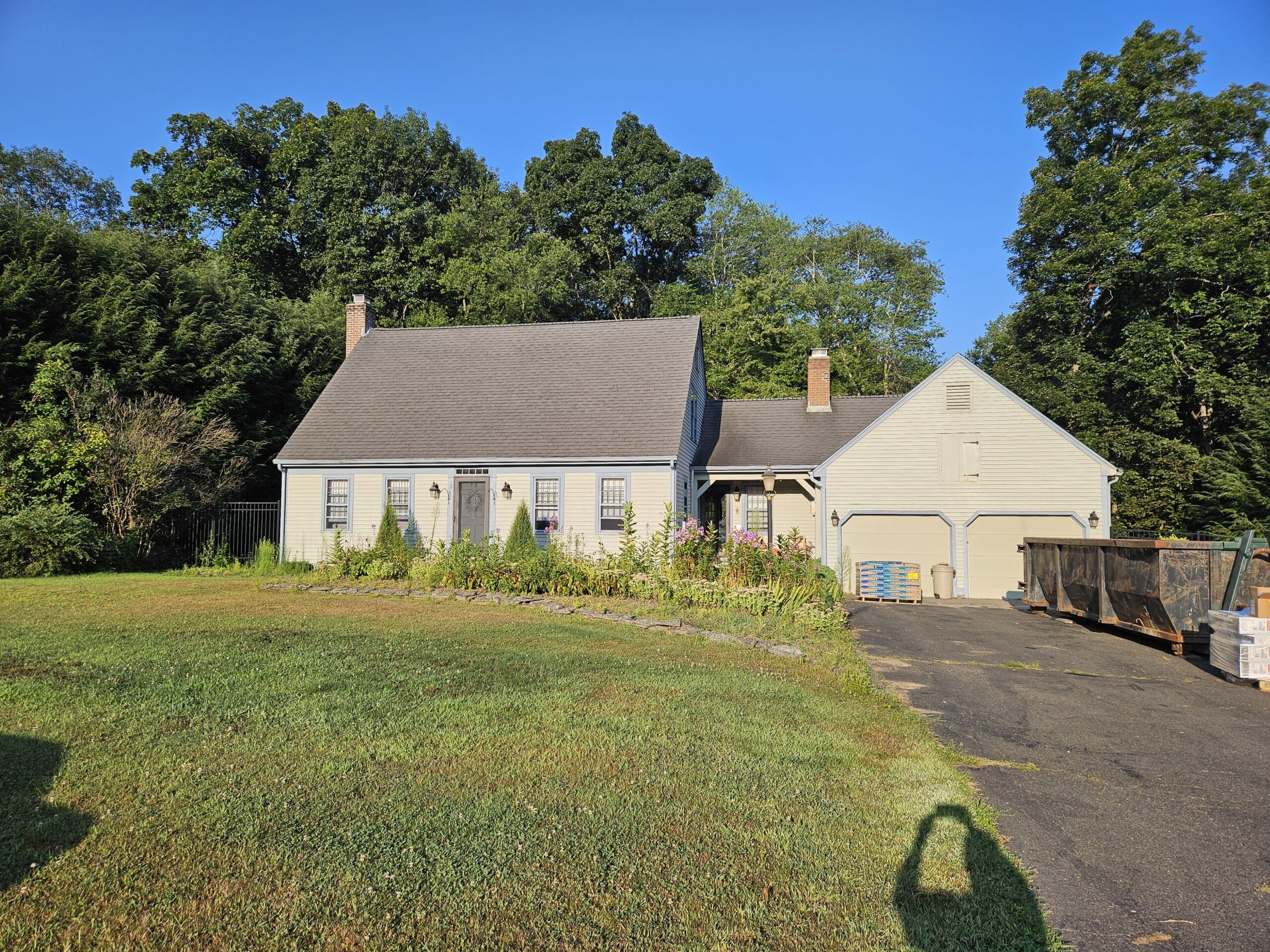 Before Installed Pewterwood Shingles, Uncasville CT, JS and R Roofing, roofing company near me