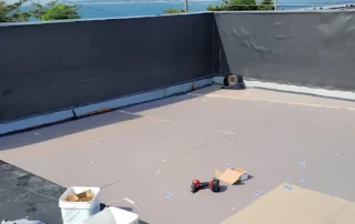 Commercial Roofing System installed by JS and R Roofing in Norwich CT.